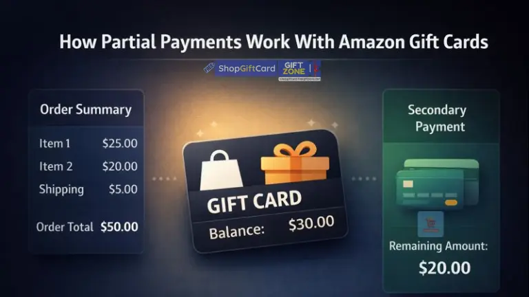 How Partial Payments Work With Amazon Gift Cards